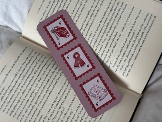 Red Stamp Bookmark