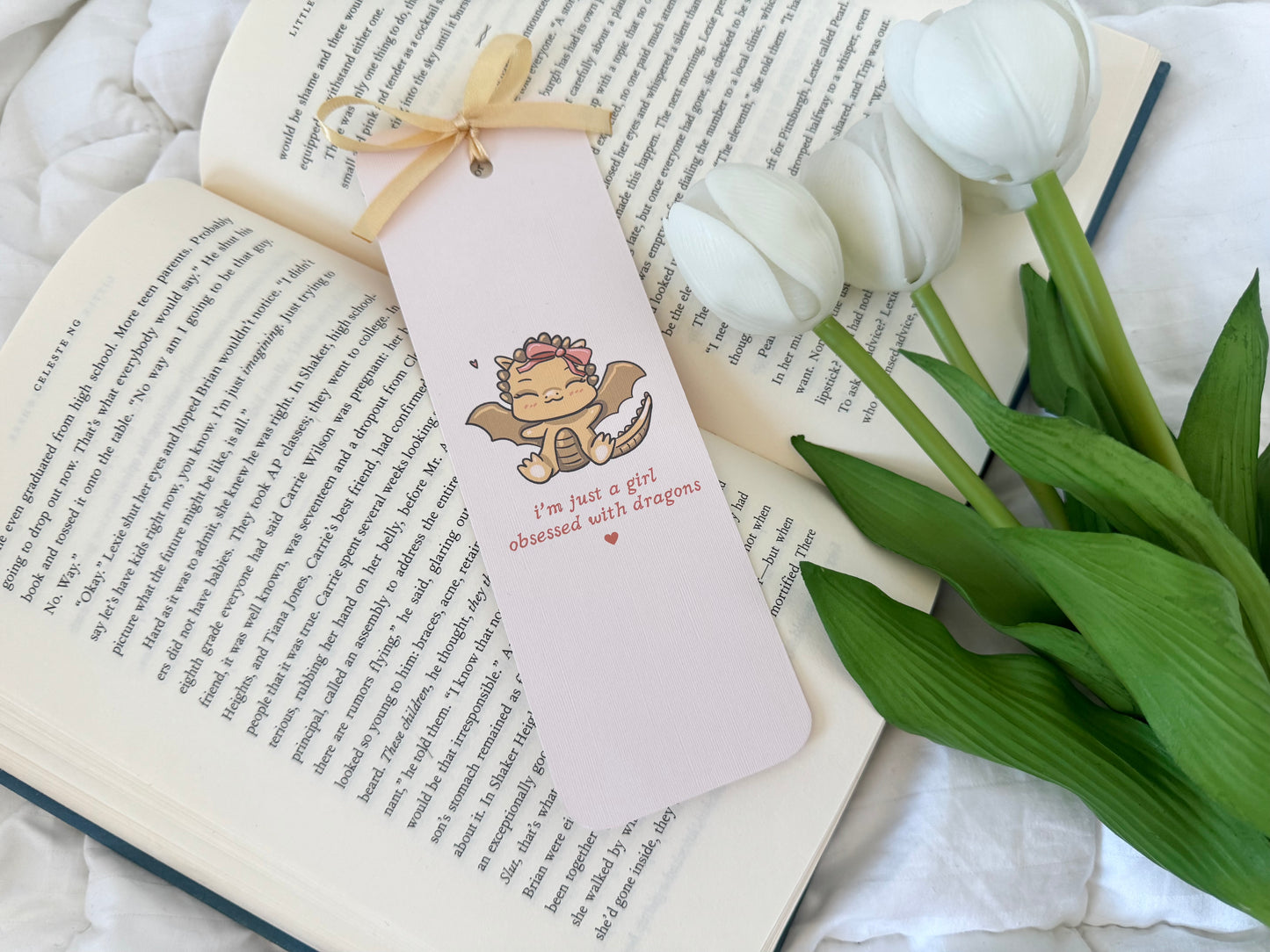 I'm Just A Girl Obsessed With Dragons Bookmark