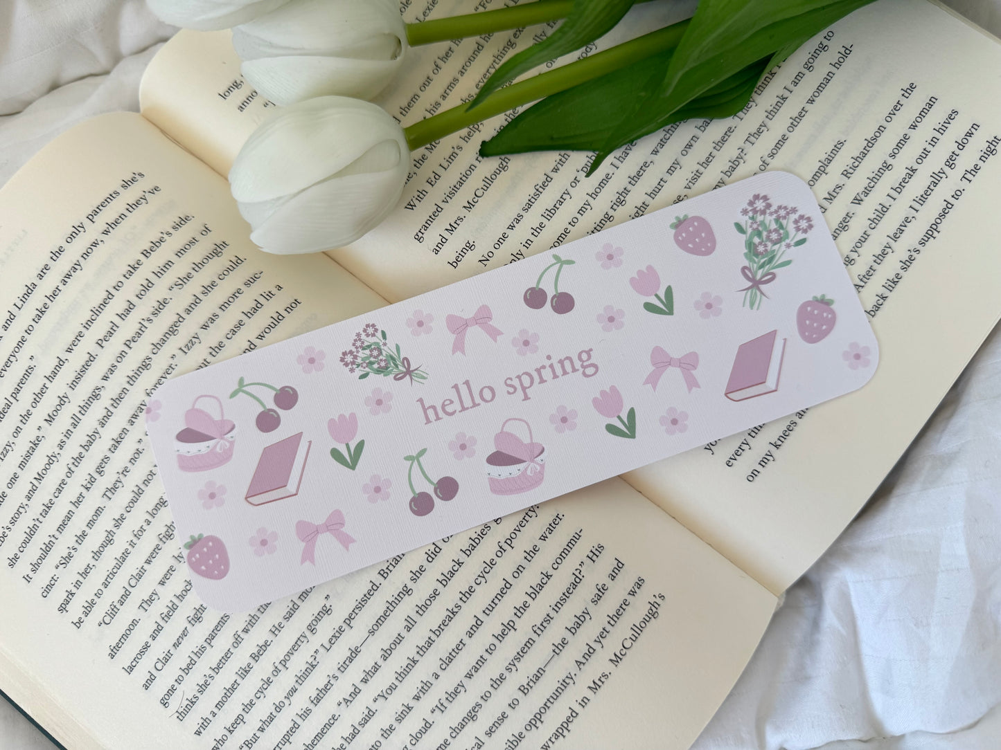 Hello Spring Bookmark