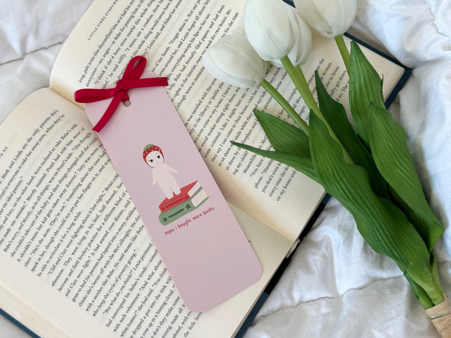 Strawberry Angel Bookmark
