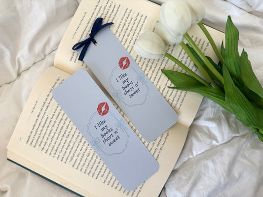 I Like My Books Short n' Sweet Bookmark