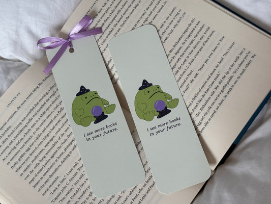 Witchy Frog Plushie Bookmark