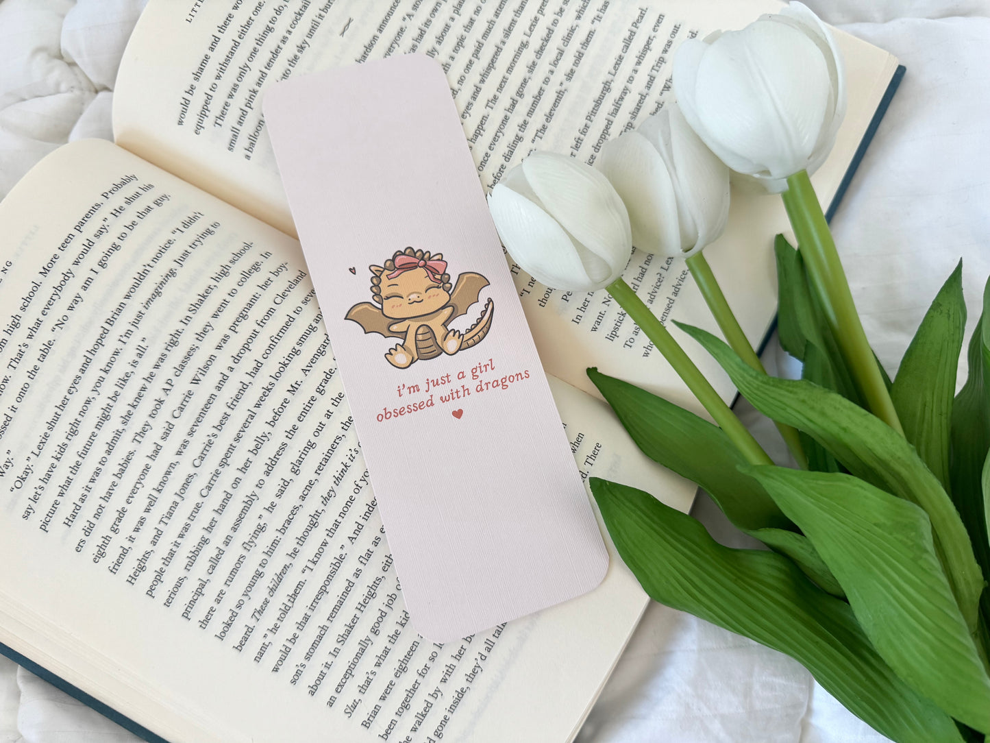 I'm Just A Girl Obsessed With Dragons Bookmark