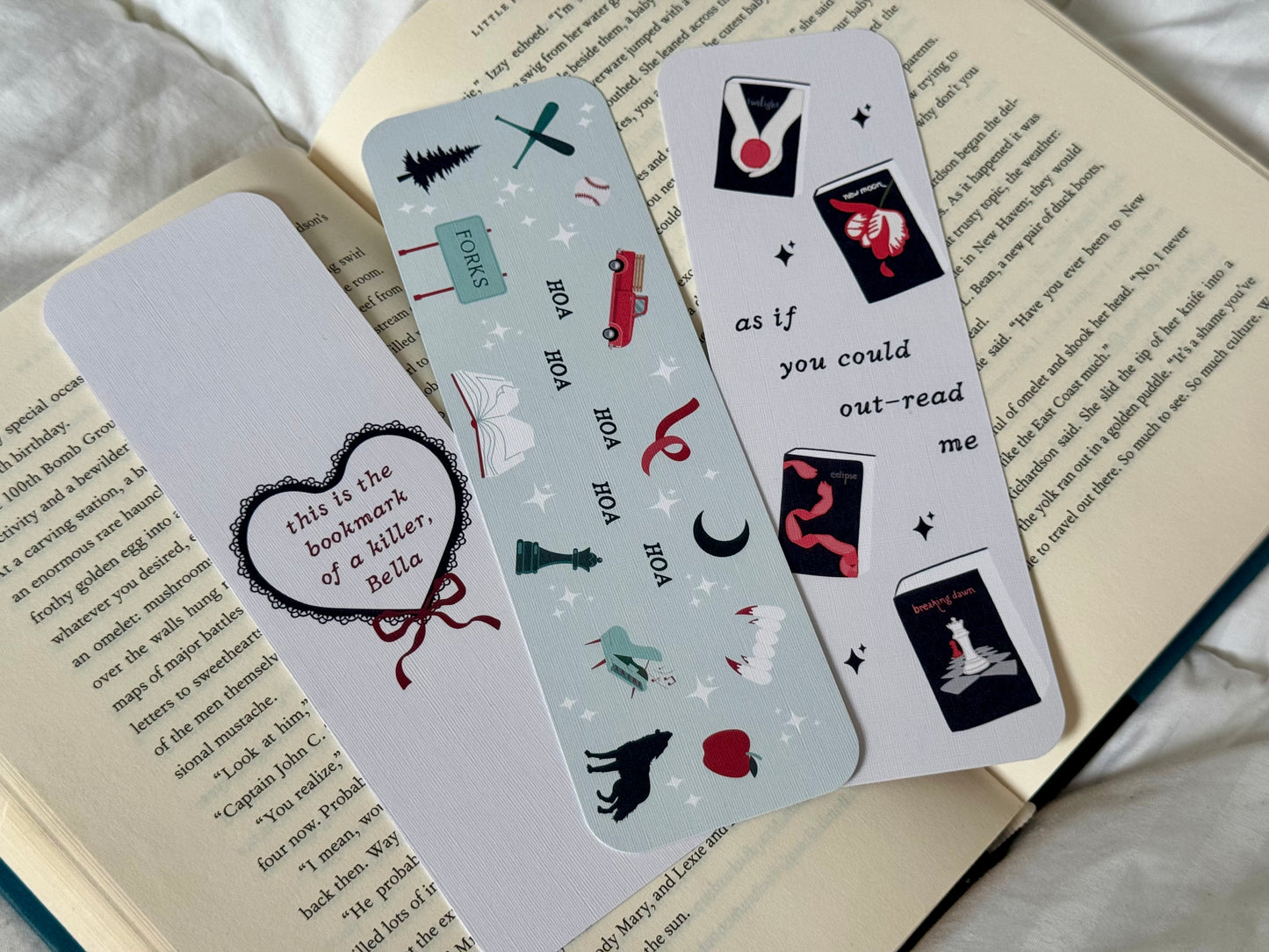 Twilight-inspired Bookmark Set