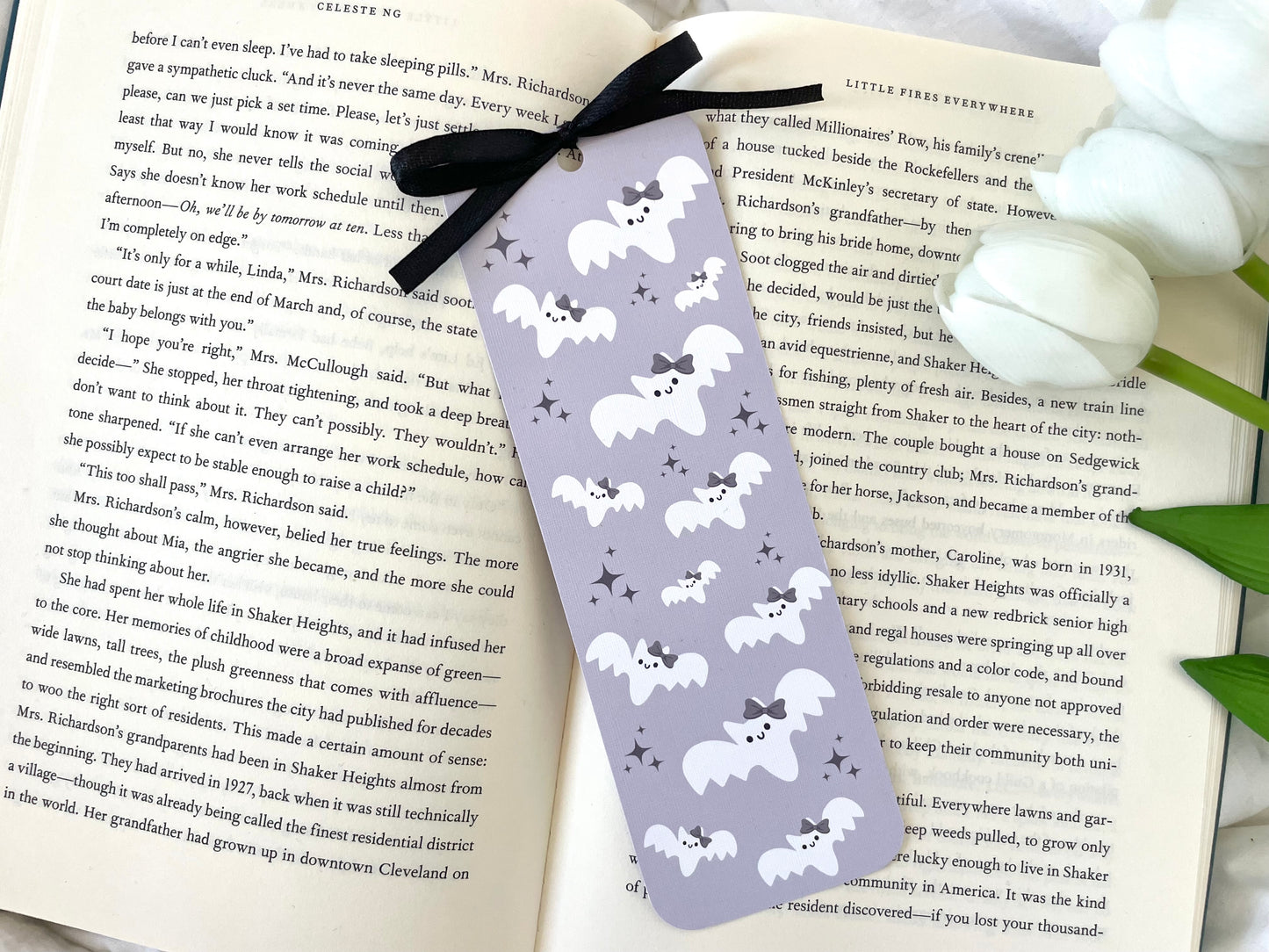 Cute Halloween Bat Bookmarks