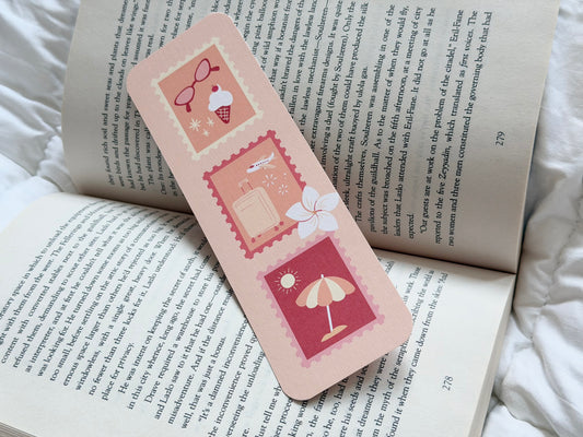 Summer Vibes Stamp Bookmark
