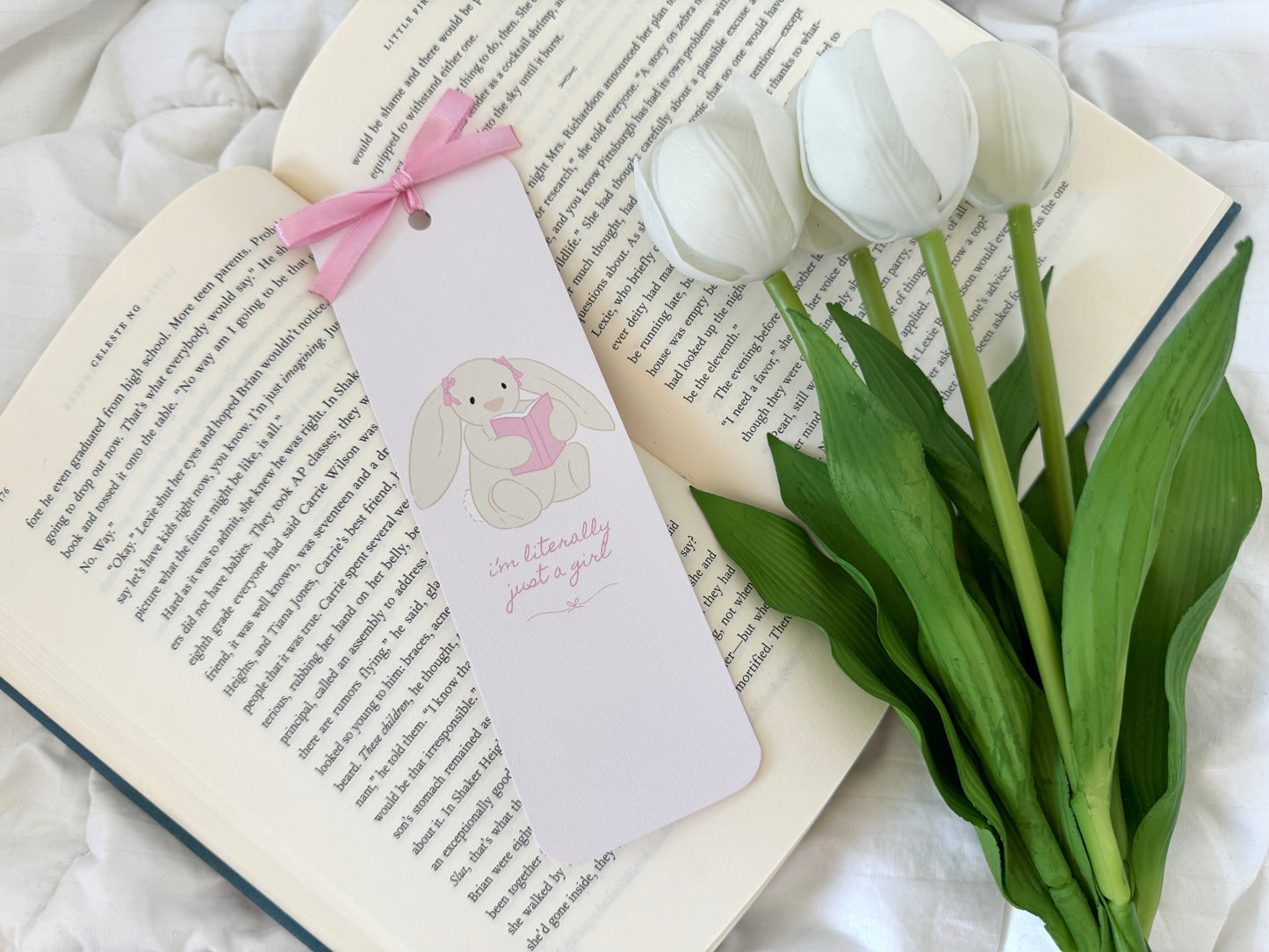 I'm Literally Just a Girl Bookmarks