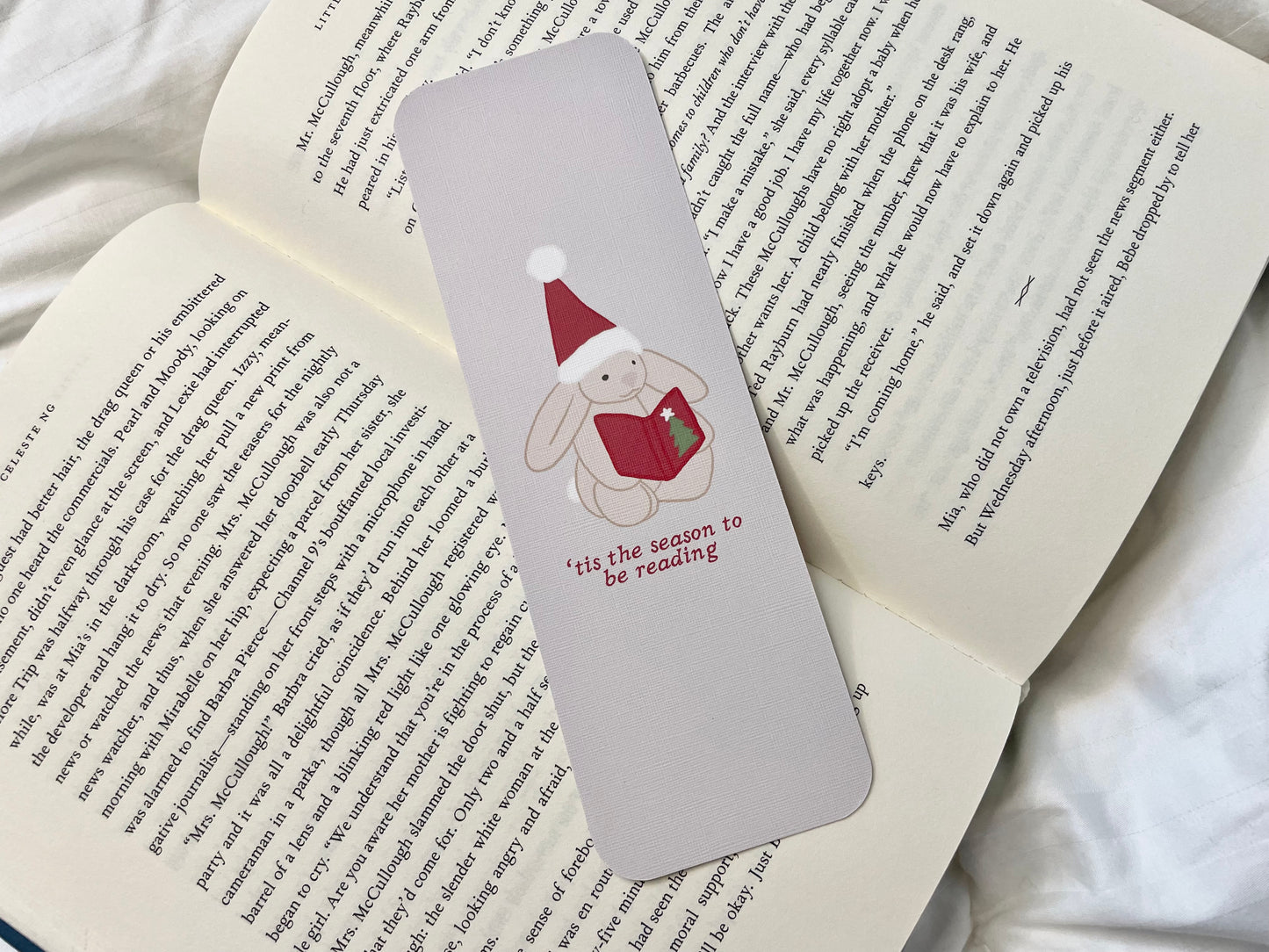 Christmas Plushies Bookmark Set