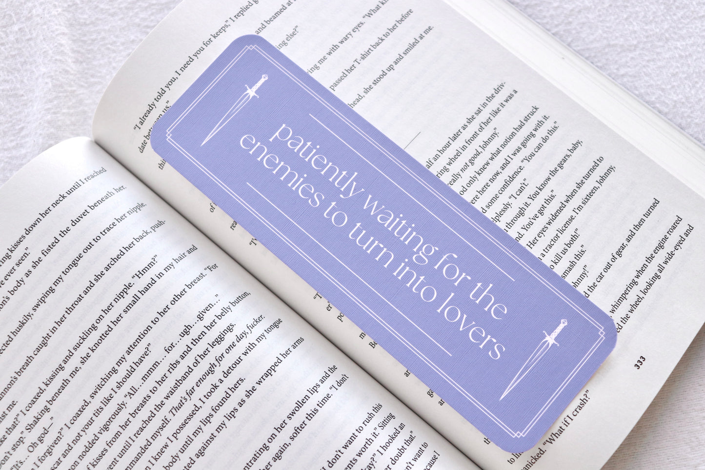 Enemies to Lovers Fantasy Bookmark