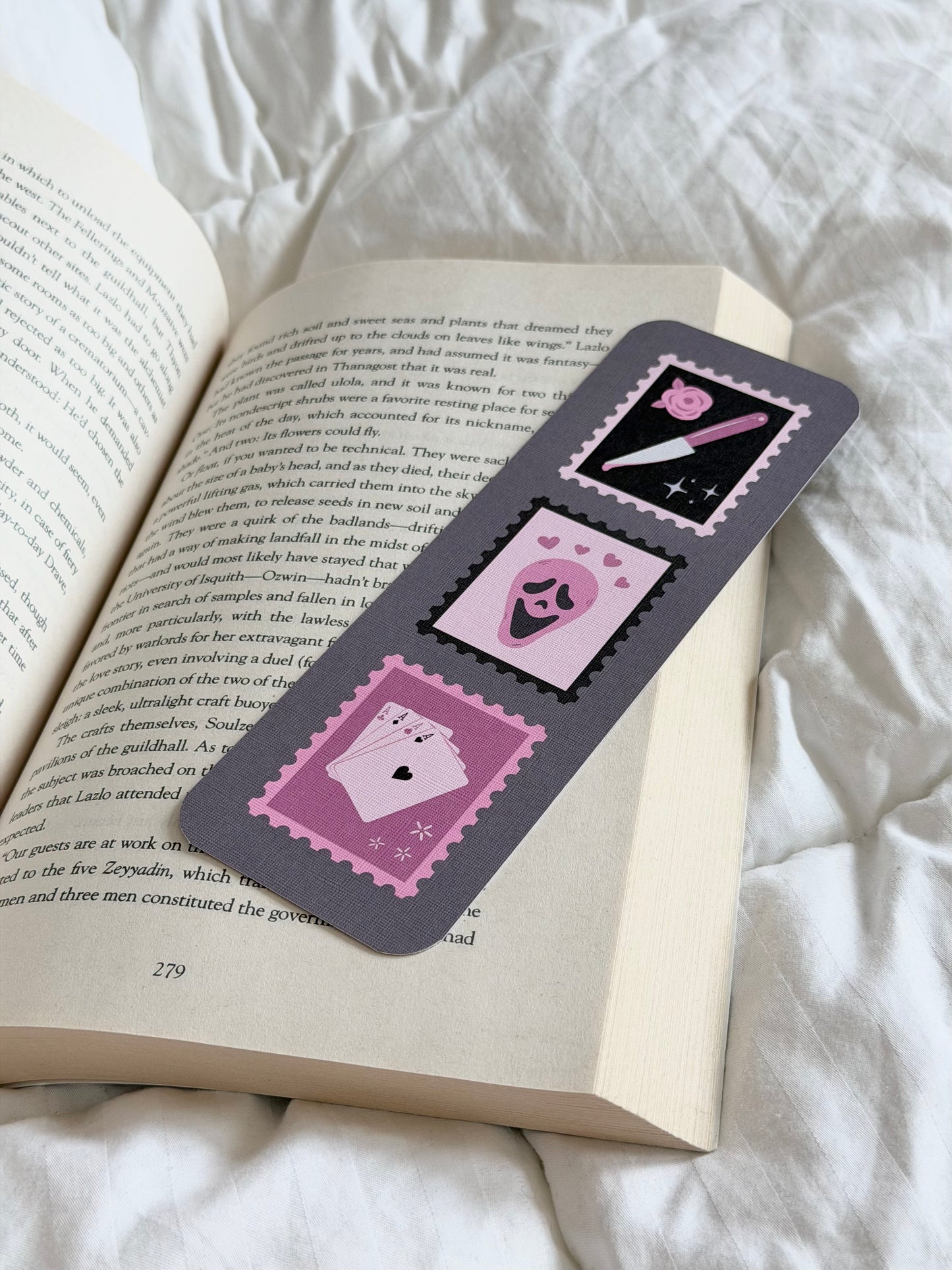 Dark Romance Stamp Bookmark