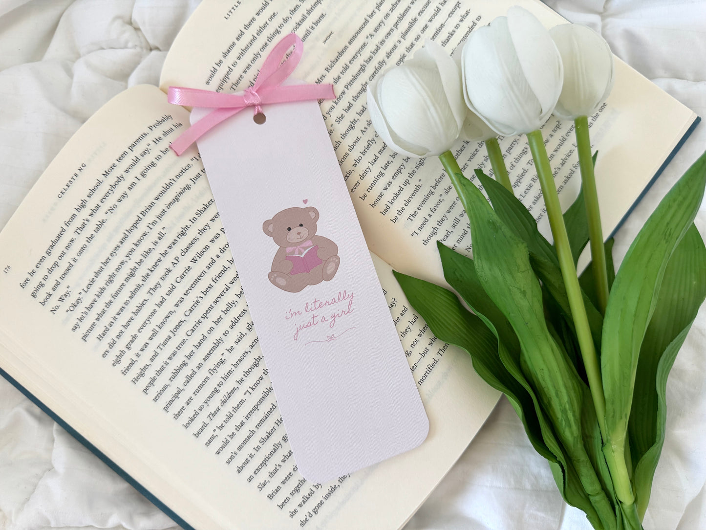 I'm Literally Just a Girl Bookmarks