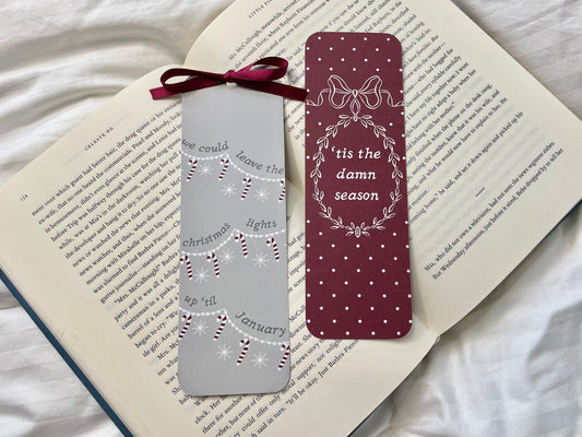 Taylor Inspired Holiday Bookmark Set