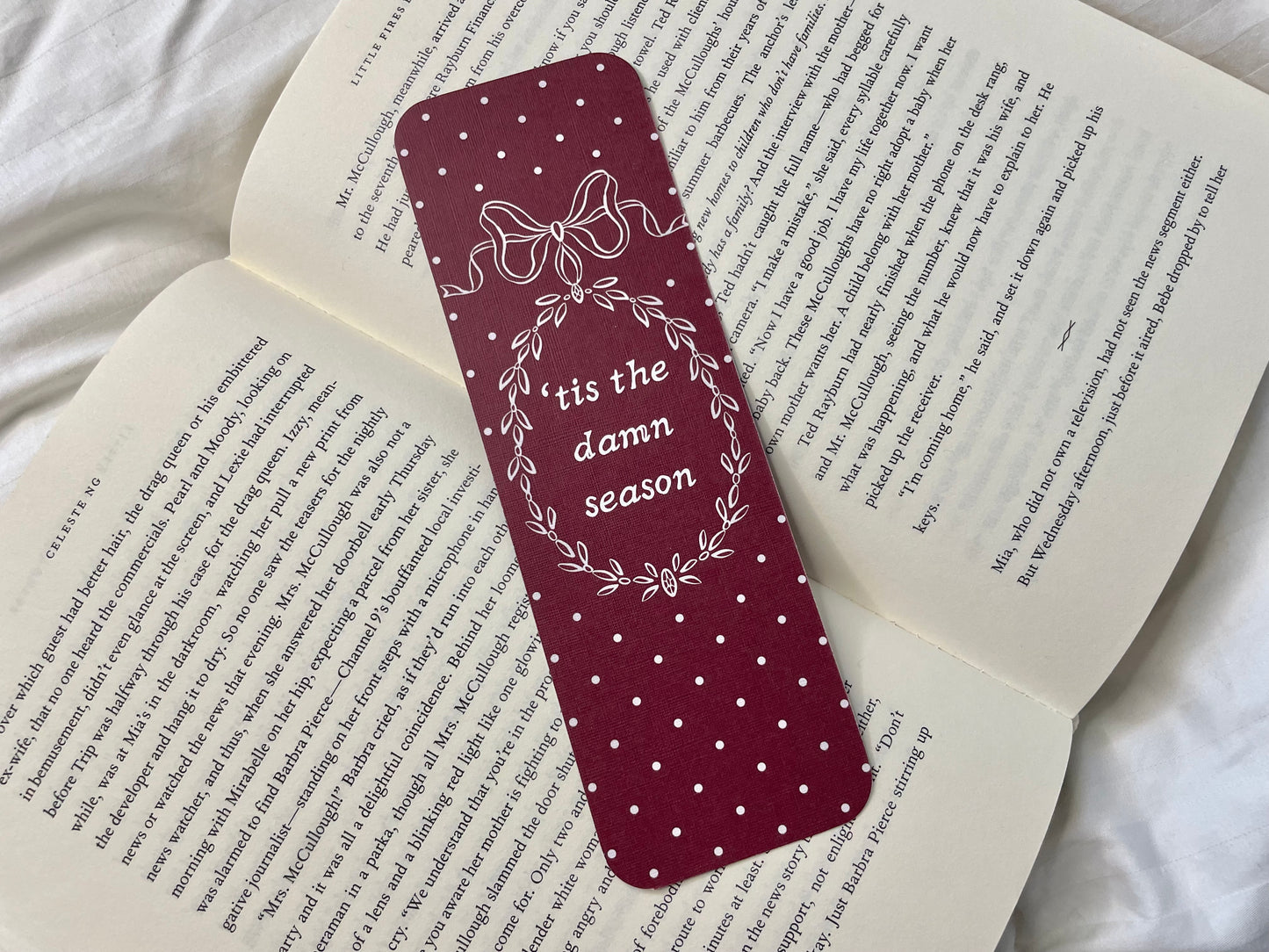 Taylor Inspired Holiday Bookmark Set