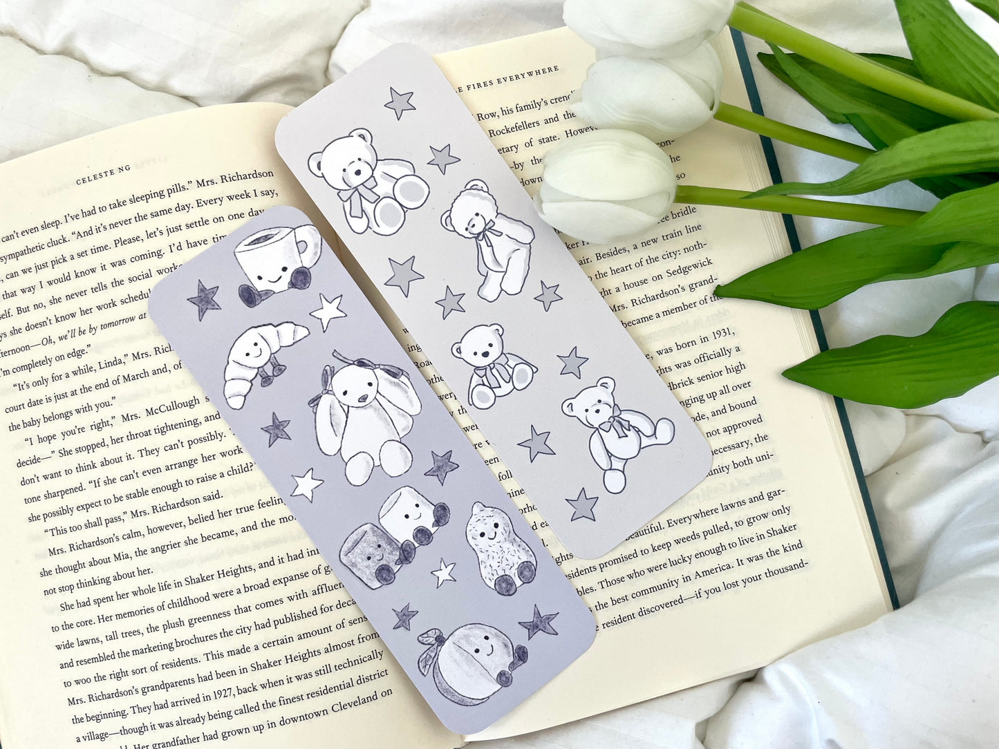 Coquette Teddy Bear & Plushies Bookmarks